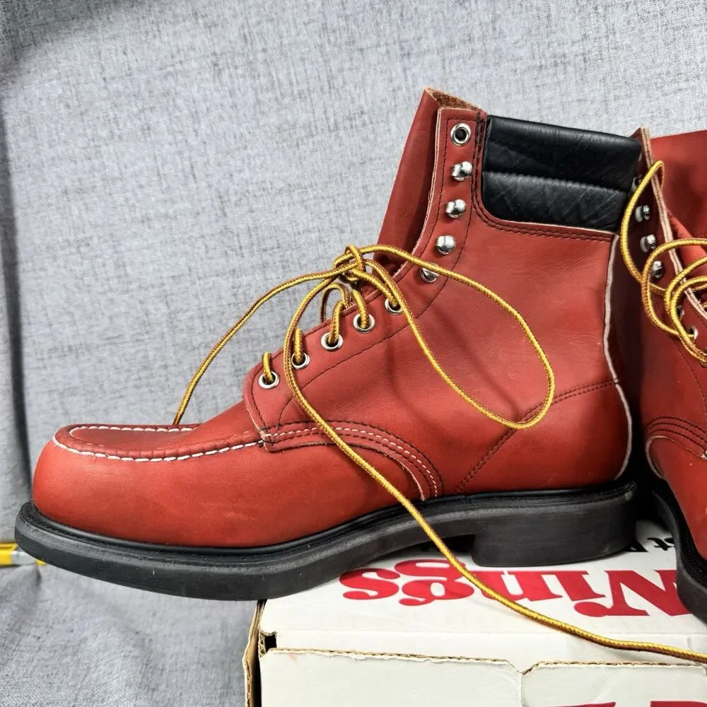 Red Wing Boots Men's 10.5 E 404 Supersole Leather Work Vintage